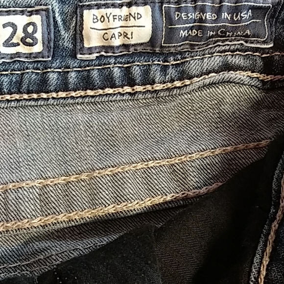 Miss Me Boyfriend Capris 28 Cropped 30x25 - Picture 6 of 8